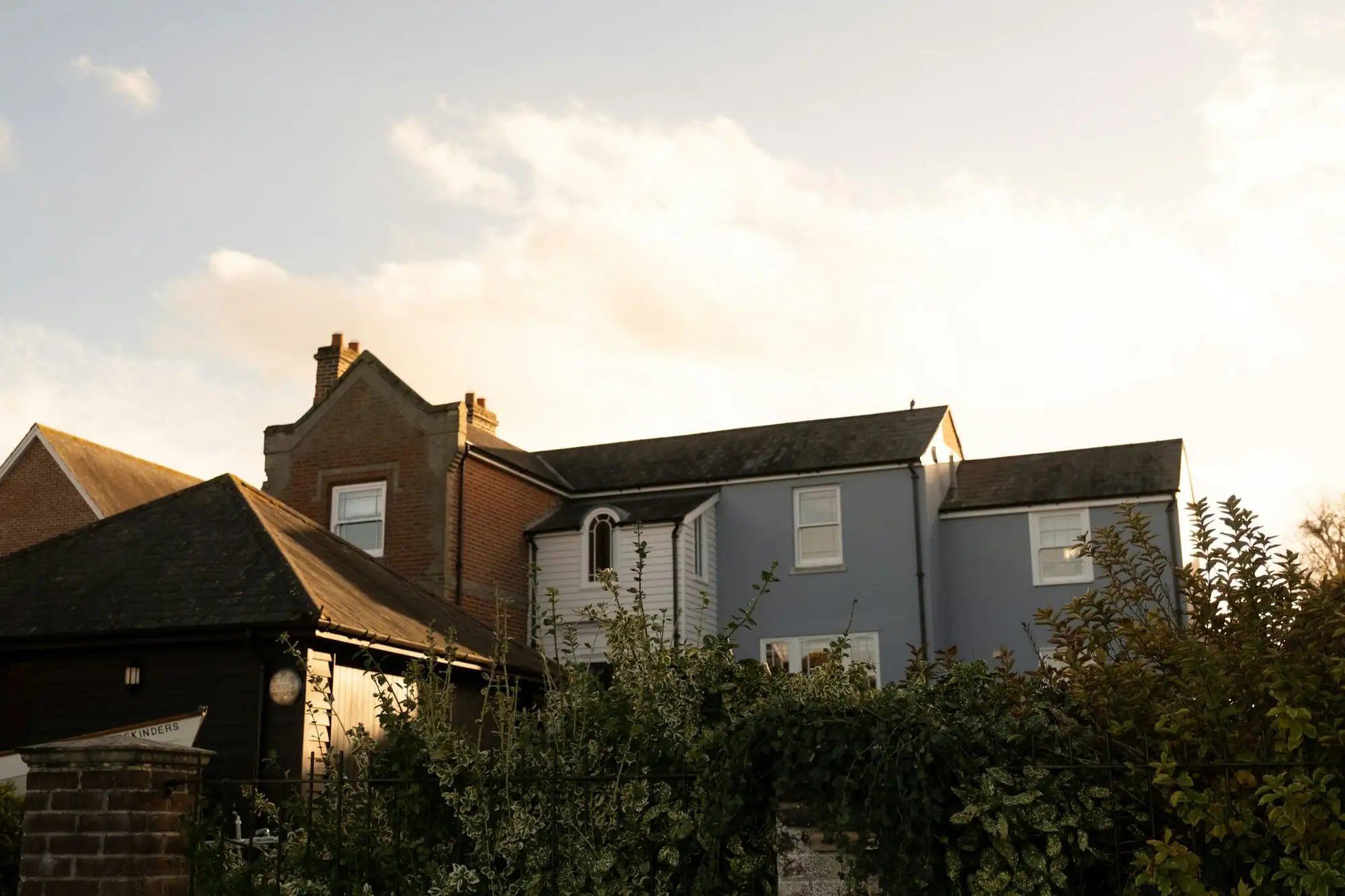 New build homes at dusk ready for a snagging inspection Snag Surveys
