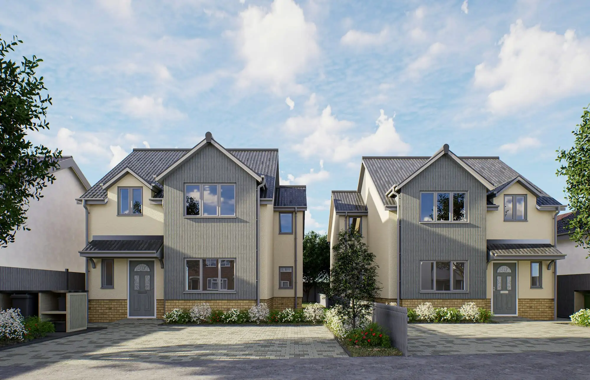 New build homes ready for a snagging inspection Snag Surveys